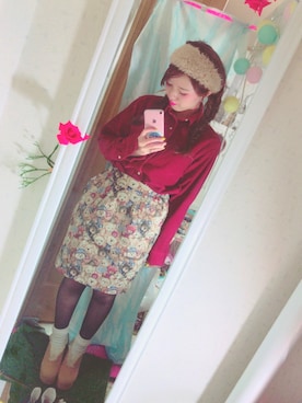「アイテム（ピアス（両耳用））」を使った、ゆっすぅ🐻さん（レディース・154cm・20代）の秋コーディネート