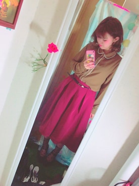 「アイテム（ピアス（両耳用））」を使った、ゆっすぅ🐻さん（レディース・154cm・20代）の冬コーディネート