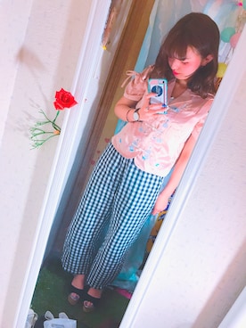 「アイテム（ピアス（両耳用））」を使った、ゆっすぅ🐻さん（レディース・154cm・20代）の春コーディネート