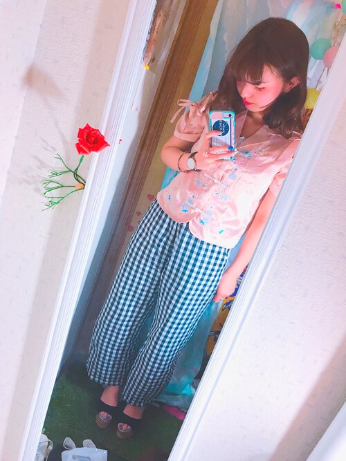 ゆっすぅ Wegoのシャツ ブラウスを使ったコーディネート Wear