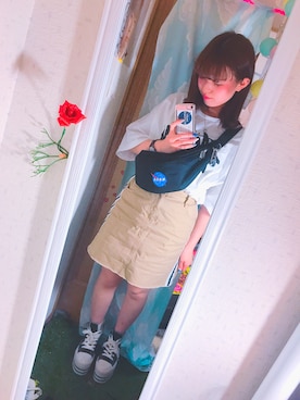 ゆっすぅ🐻さん（レディース・154cm）の春コーディネート