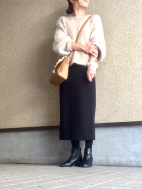 MAYU.HASさん（レディース・157cm）の冬コーディネート