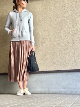 MAYU.HASさん（レディース・157cm）の冬コーディネート