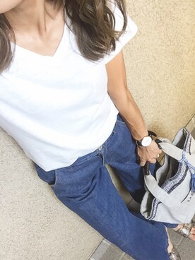 MAYU.HASさん（レディース・157cm）の夏コーディネート