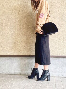 MAYU.HASさん(レディース・157cm)の冬コーディネート