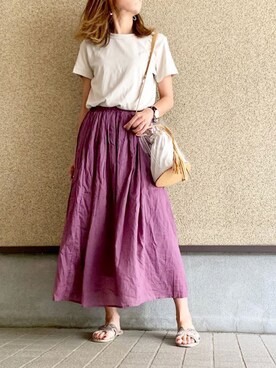 MAYU.HASさん(レディース・157cm)の夏コーディネート