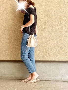 「etrebloom（エトレブルーム）のアイテム」を使った、MAYU.HASさん（レディース・157cm）の夏コーディネート