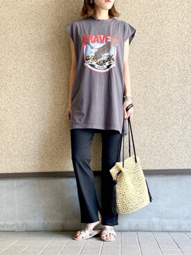 MAYU.HASさん(レディース・157cm)の夏コーディネート