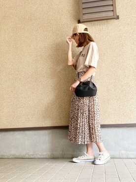 「Daniel Wellington（ダニエルウェリントン）の販売終了クラシックペティット アッシュフィールド32mm（アナログ腕時計）」を使った、MAYU.HASさん（レディース・157cm）の夏コーディネート