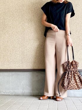 「Daniel Wellington（ダニエルウェリントン）の販売終了クラシックペティット アッシュフィールド32mm（アナログ腕時計）」を使った、MAYU.HASさん（レディース・157cm）の秋コーディネート