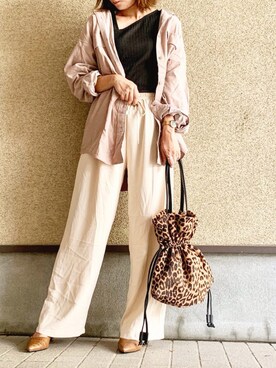 「Daniel Wellington（ダニエルウェリントン）の販売終了クラシックペティット アッシュフィールド32mm（アナログ腕時計）」を使った、MAYU.HASさん（レディース・157cm）の秋コーディネート