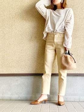 「AmiAmi（アミアミ）のアイテム」を使った、MAYU.HASさん（レディース・157cm）の秋コーディネート