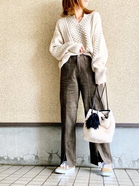 MAYU.HASさん（レディース・157cm）の秋コーディネート