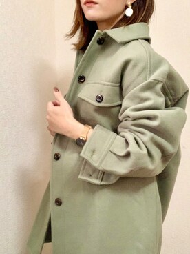 「Daniel Wellington（ダニエルウェリントン）の販売終了クラシックペティット アッシュフィールド32mm（アナログ腕時計）」を使った、MAYU.HASさん（レディース・157cm）の秋コーディネート