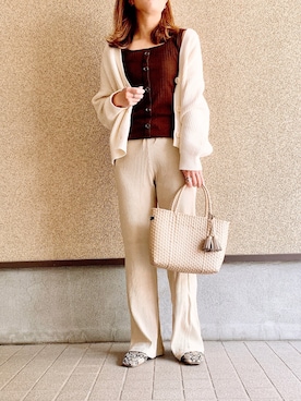 「marle（マルレ）のアイテム」を使った、MAYU.HASさん（レディース・157cm）の春コーディネート