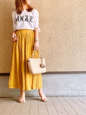 MAYU.HASさん（レディース・157cm）の春コーディネート