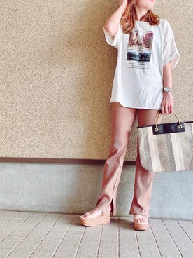 MAYU.HASさん（レディース・157cm）の夏コーディネート