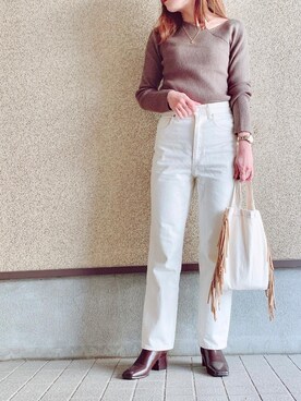 MAYU.HASさん（レディース・157cm）の冬コーディネート