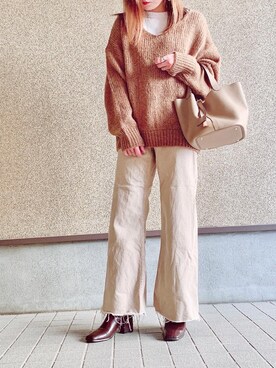 MAYU.HASさん（レディース・157cm）の冬コーディネート