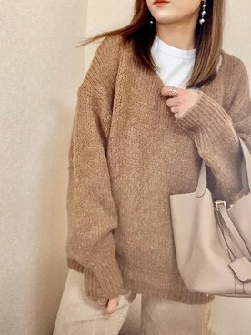 MAYU.HASさん（レディース・157cm）の冬コーディネート