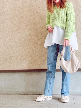 MAYU.HASさん（レディース・157cm）の冬コーディネート