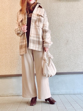 MAYU.HASさん（レディース・157cm）の冬コーディネート