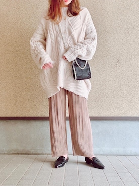 MAYU.HASさん（レディース・157cm）の冬コーディネート