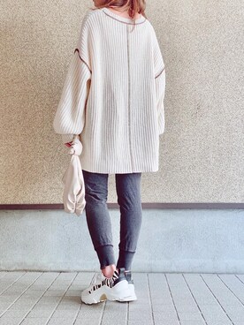 MAYU.HASさん（レディース・157cm）の春コーディネート