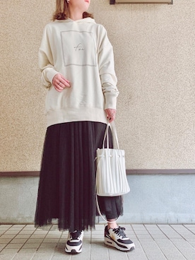 MAYU.HASさん（レディース・157cm）の春コーディネート