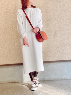 「CONVERSE（コンバース）のconverse（コンバース） ALL STAR OX（オールスターOX）（スニーカー）」を使った、MAYU.HASさん（レディース・157cm）の春コーディネート