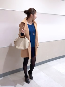 浜北まおさん（レディース・167cm）の冬コーディネート