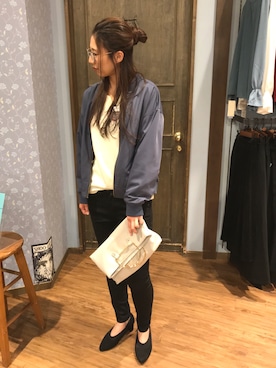 浜北まおさん（レディース・167cm）の冬コーディネート