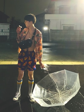 「アイスクリーム」｜ryui517さん（メンズ・180cm）の春コーディネート