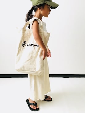 「グラミチ」｜「アイテム（ビーチサンダル）」を使った、NONSUKEさん（キッズ・110cm）の夏コーディネート