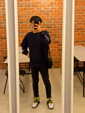 「WEGO（ウィゴー）のアイテム（ヘアバンド）」を使った、Vvei Yeoさん（メンズ・163cm）の春コーディネート