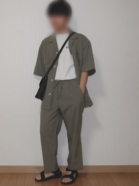 「Right-on（ライトオン）のアイテム（シューズ）」を使った、けしましさん（メンズ・167cm）の夏コーディネート