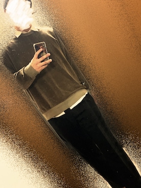 「アイテム（PC・スマホグッズ/家電）」を使った、社畜の休日さん（メンズ・180cm・20代）の冬コーディネート