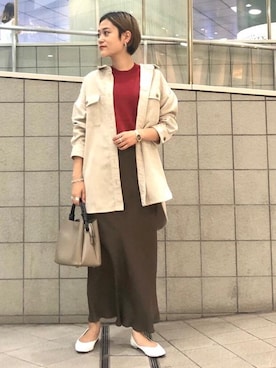 Yamaさん（レディース・160cm）の秋コーディネート