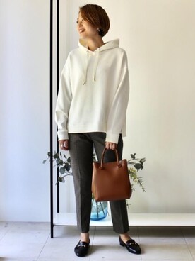 「RELAX」｜Yamaさん（レディース・160cm）の秋コーディネート