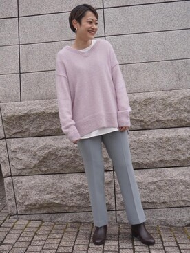 Yamaさん(レディース・160cm)の冬コーディネート