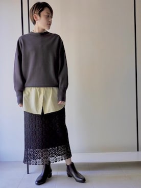 Yamaさん（レディース・160cm）の冬コーディネート