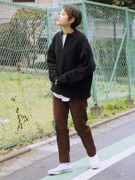 「BRACTMENT（ブラクトメント）のアイテム」を使った、Yamaさん（レディース・160cm）の冬コーディネート