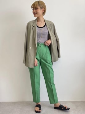 Yamaさん（レディース・160cm）の春コーディネート