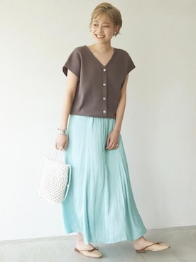 Yamaさん（レディース・160cm）の春コーディネート