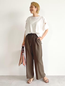 Yamaさん（レディース・160cm）の夏コーディネート