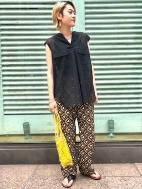 Yamaさん（レディース・160cm）の夏コーディネート