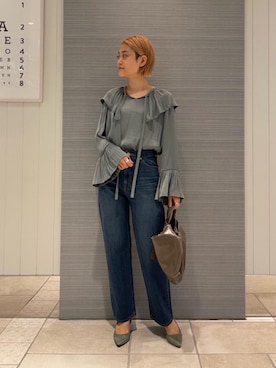 「marco masi（マルコマージ）のアイテム」を使った、Yamaさん（レディース・160cm）の夏コーディネート