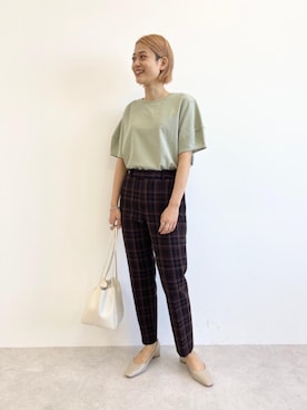 Yamaさん（レディース・160cm）の夏コーディネート