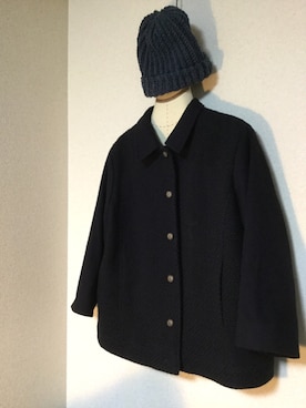 「PENDLETON（ペンドルトン）のアイテム（ステンカラーコート）」を使った、ユージーズさん（メンズ・170cm）の冬コーディネート
