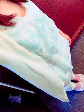 「CECIL McBEE（セシルマクビー）のアイテム（その他アウター）」を使った、いもけんぴ。さん（レディース・156cm）の夏コーディネート